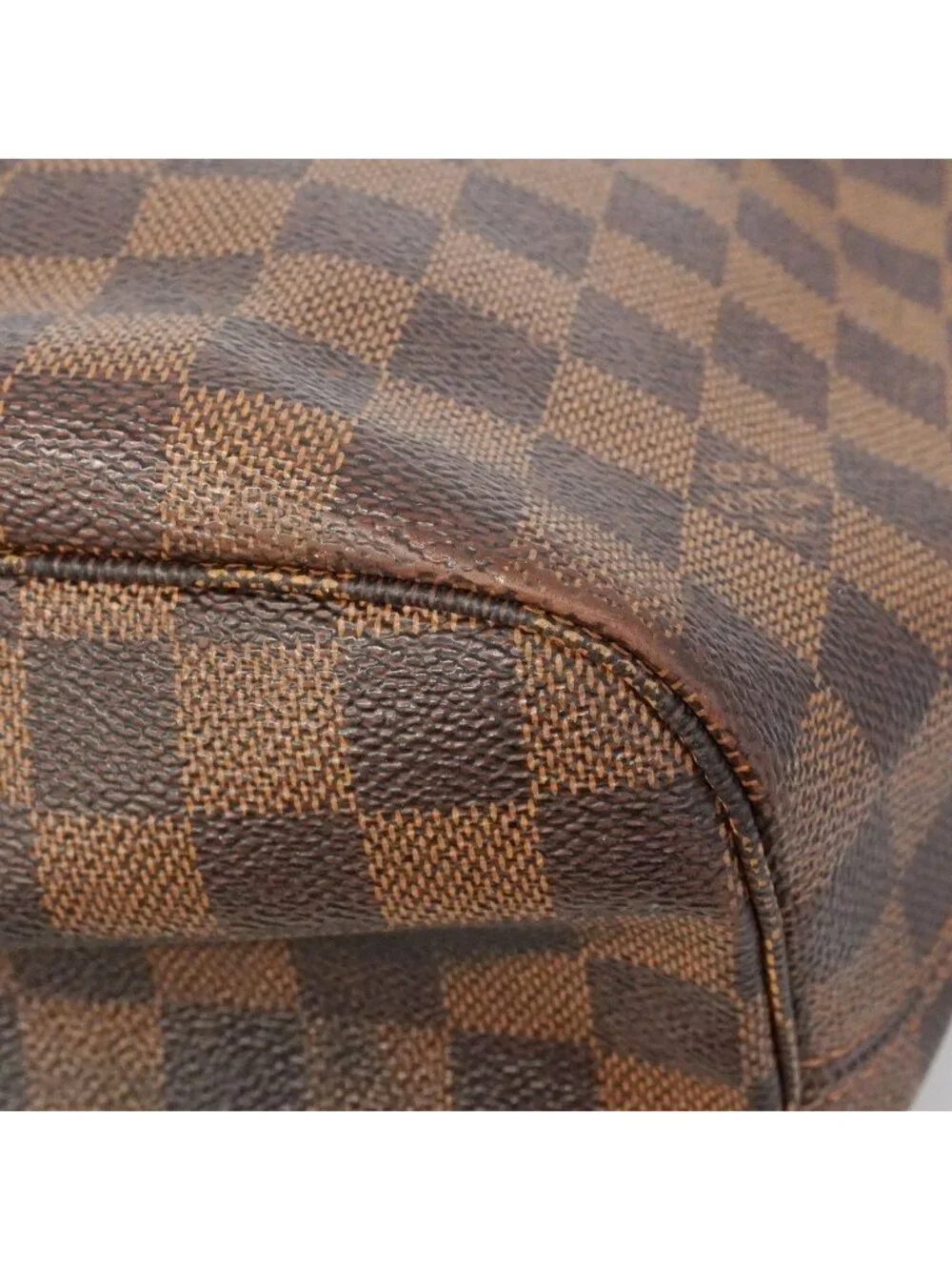 Louis Vuitton Tote Bag Damier Neverfull MM Rose Ballerine Ebene